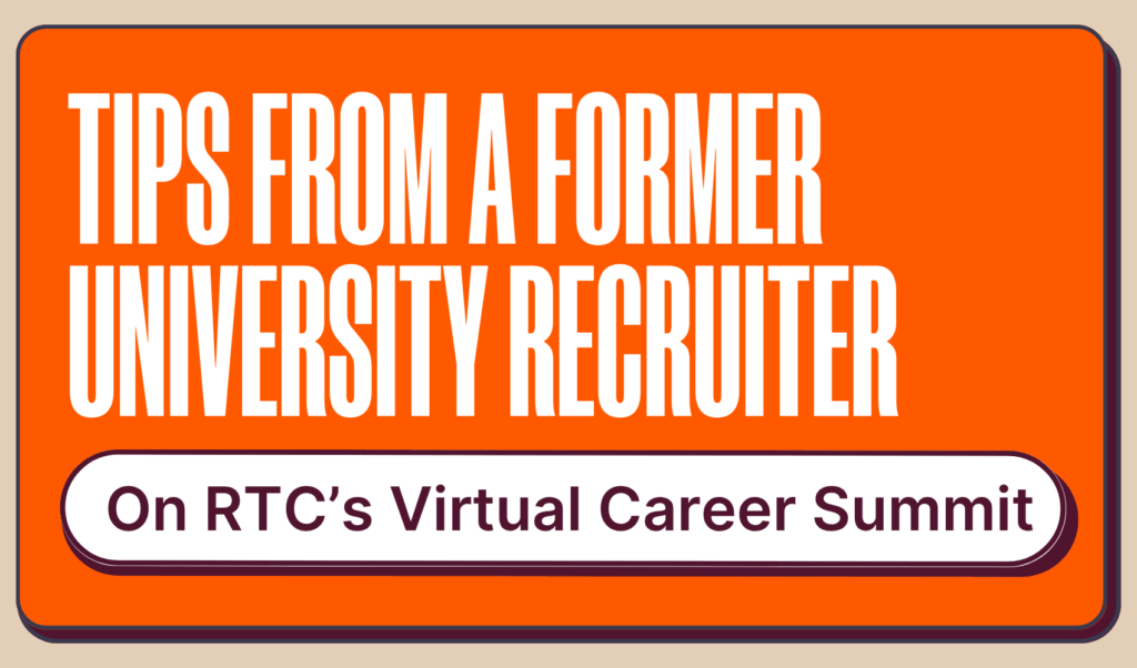 Tips from a Former University Recruiter on VCS