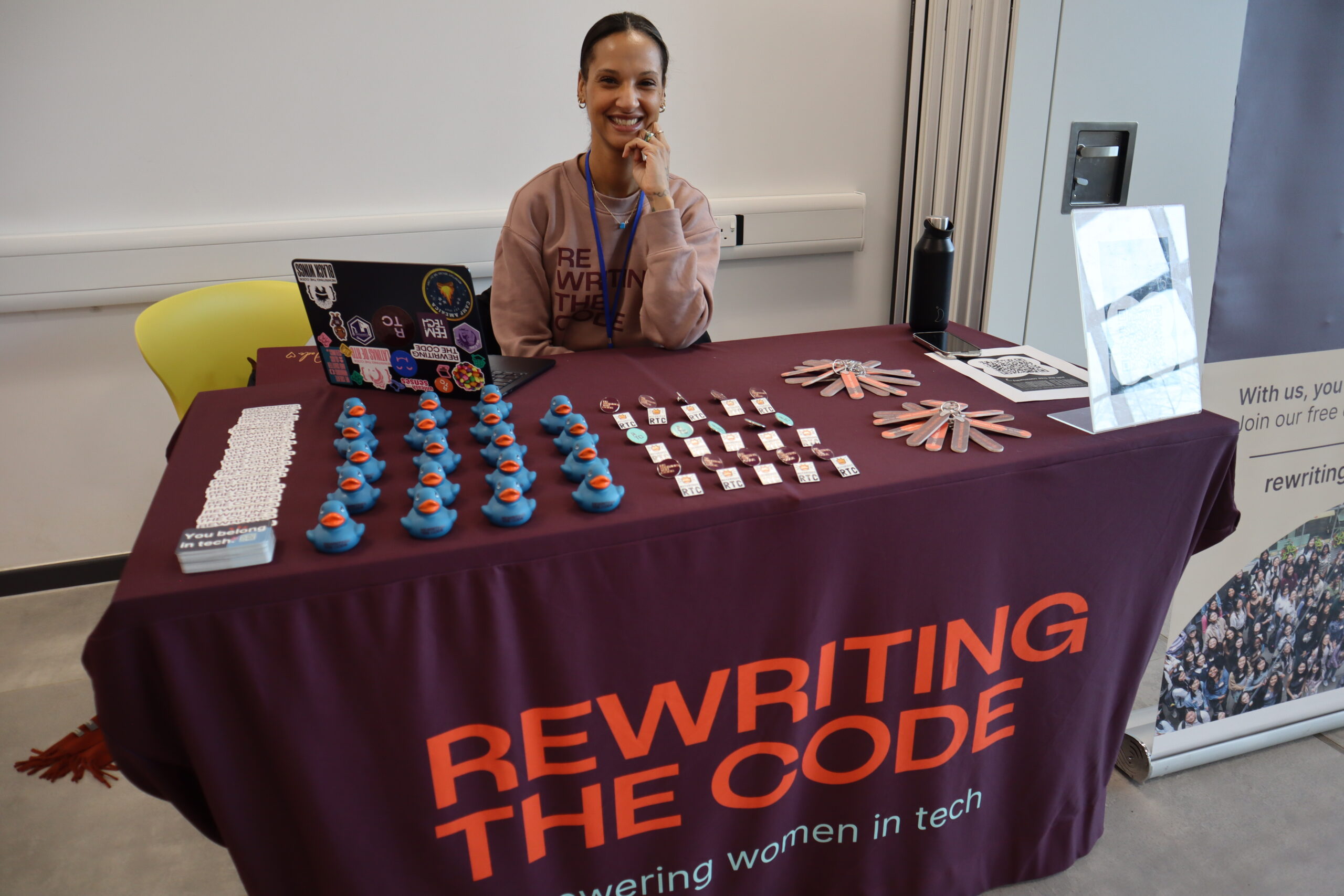 IMG_0692 Jade W at an RTC table at a conference