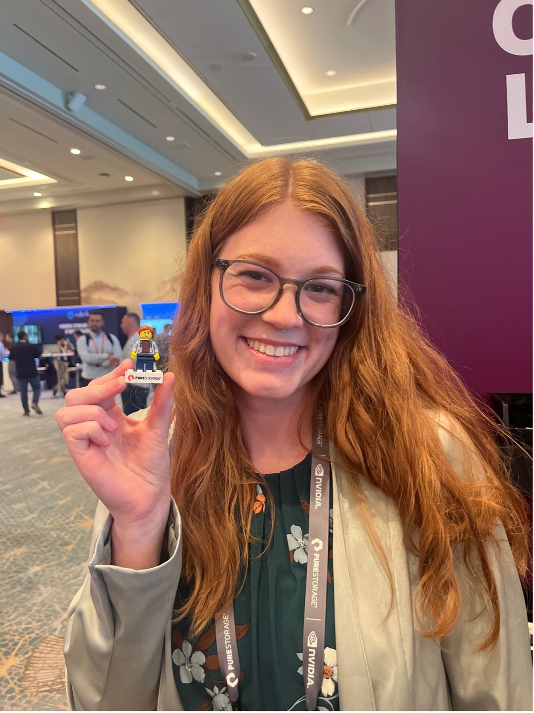 RTC_PureAccelerate3 Lauren holding a Lego Minifig