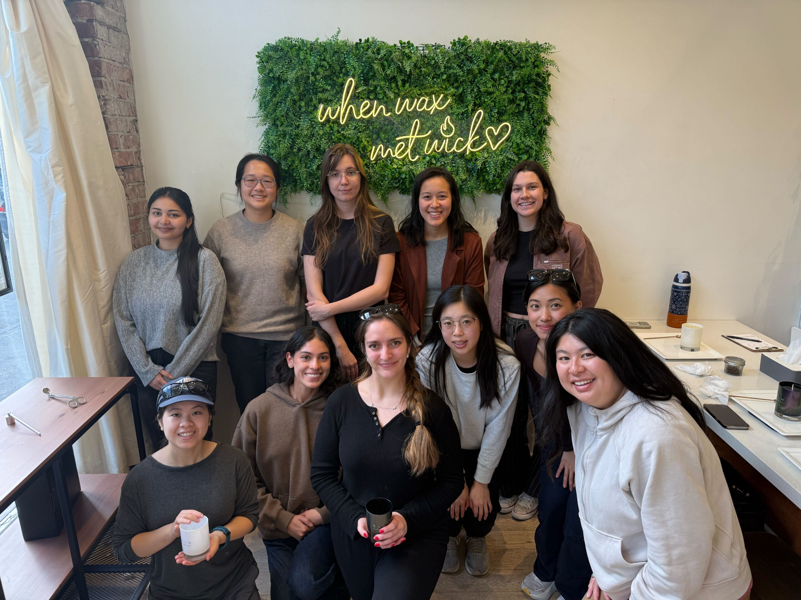Seattle Early Career group of women having coffee