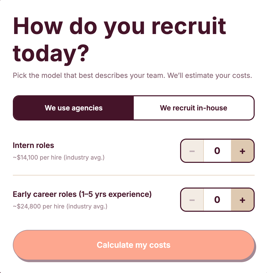 tech talent cost calculator